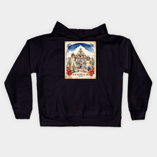 Tequila Jalisco Mexico Vintage Tourism Travel Kids Hoodie